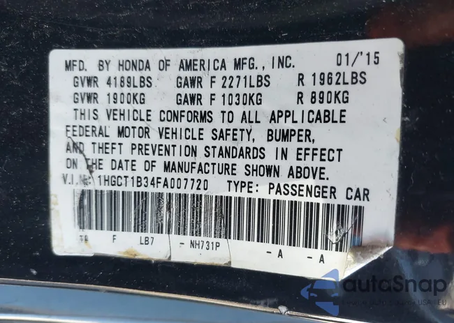 1HGCT1B34FA007720: 43923038