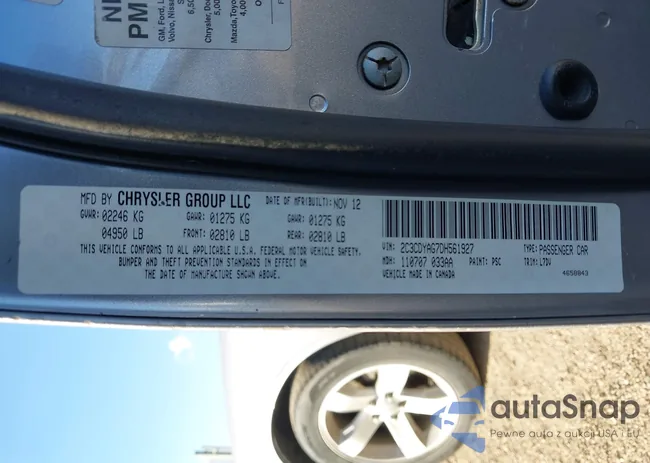 2C3CDYAG7DH561927: 43923137