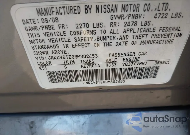 JNKCV61E09M302453: 43923157