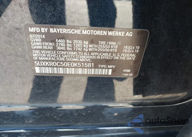 5UXKR0C50E0K51581: 43923220