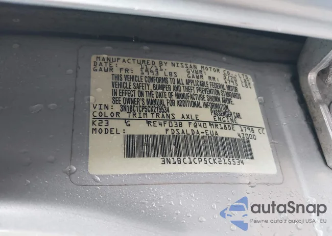 3N1BC1CP5CK215534: 43923317