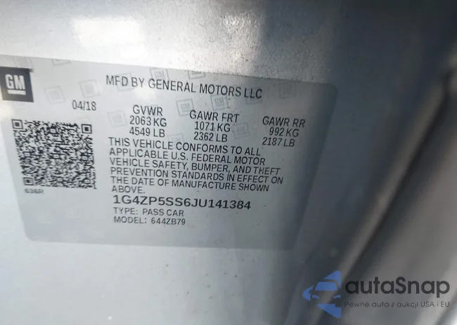 1G4ZP5SS6JU141384: 43923824