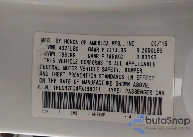 1HGCR2F59FA199331: 43923842