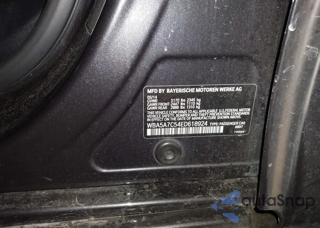 WBA5A7C54ED618924: 43923862