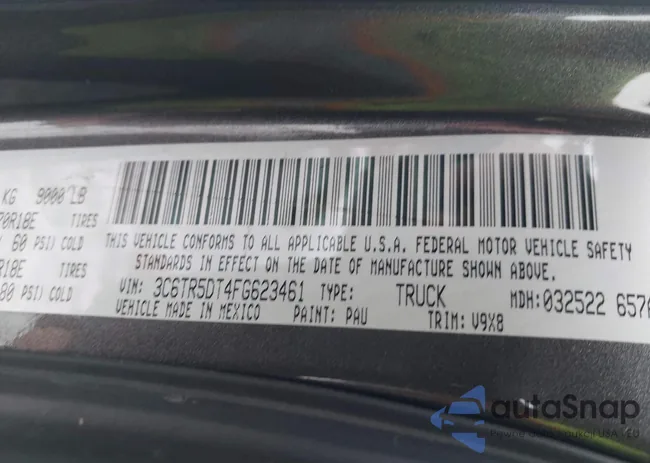 3C6TR5DT4FG623461: 43923975