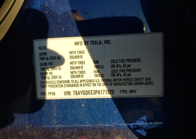 7SAYGDEE3PA171525: 43924037