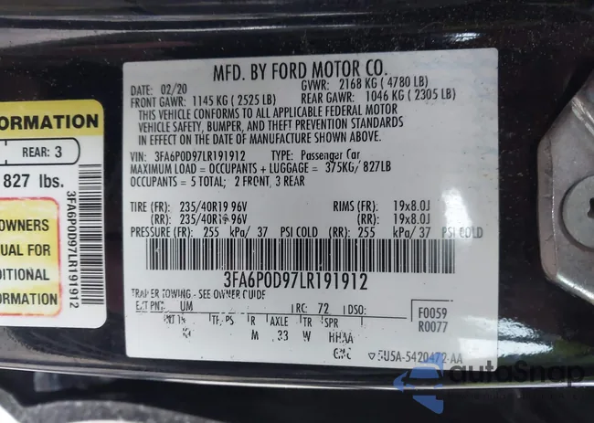 3FA6P0D97LR191912: 43924041