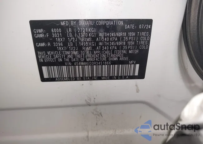 4S4WMAED3R3451866: 43924921