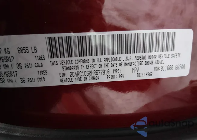 2C4RC1CG0HR677810: 43925061