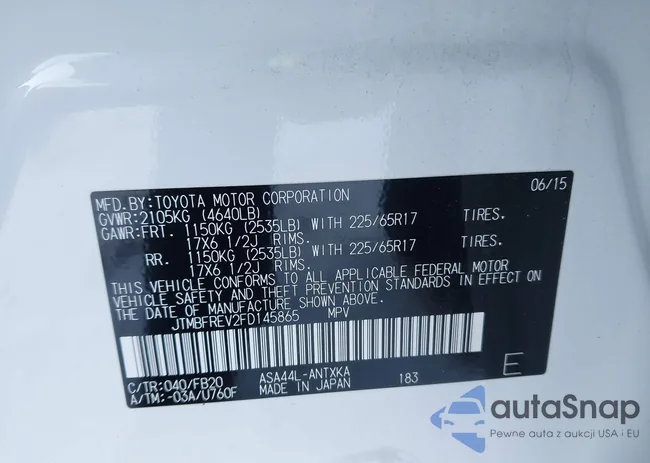 JTMBFREV2FD145865: 43925082