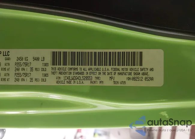 1C4BJWDG4DL529553: 43925136