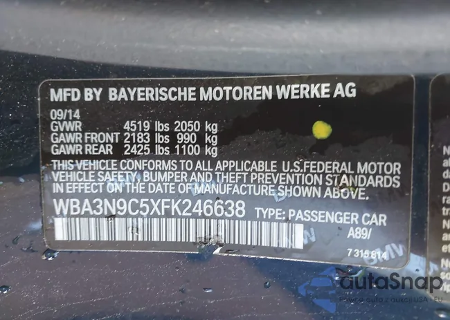 WBA3N9C5XFK246638: 43925157