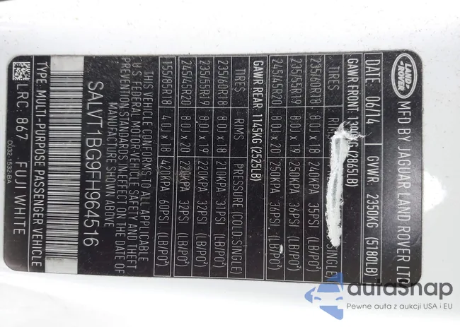 SALVT1BG9FH964516: 43925191