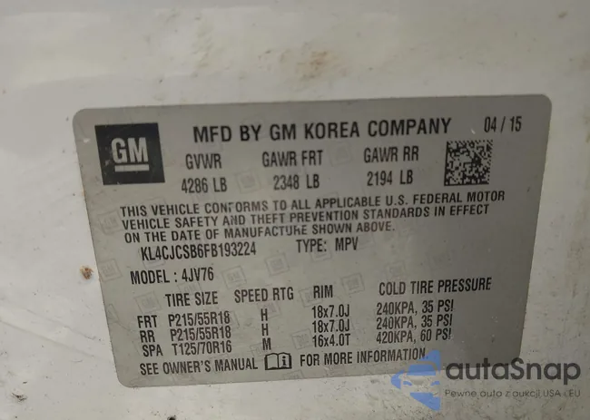 KL4CJCSB6FB193224: 43925200