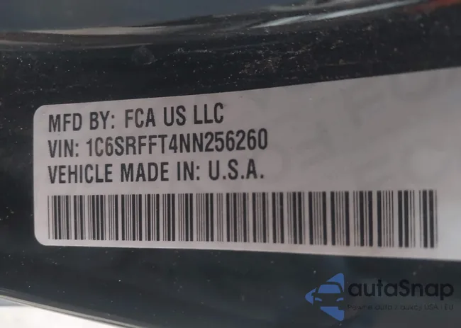 1C6SRFFT4NN256260: 43924457