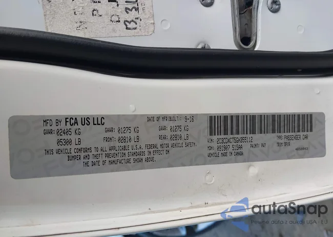 2C3CDXCT5GH355112: 43924583