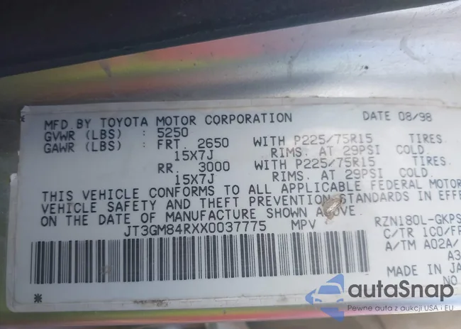 JT3GM84RXX0037775: 43924618