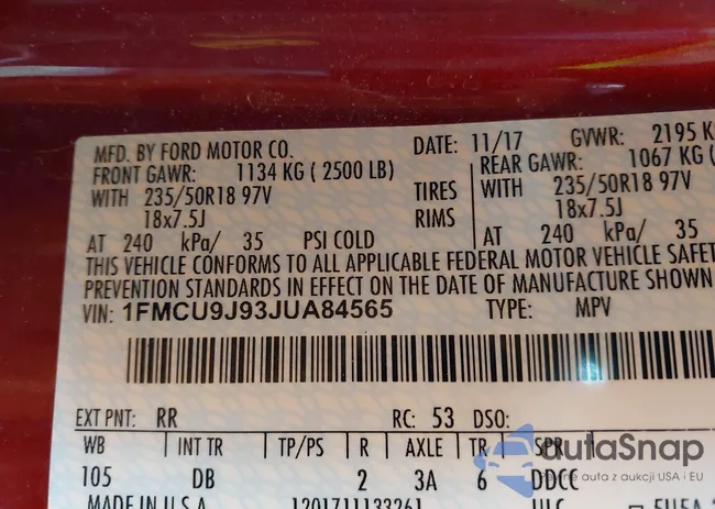 1FMCU9J93JUA84565: 43925791