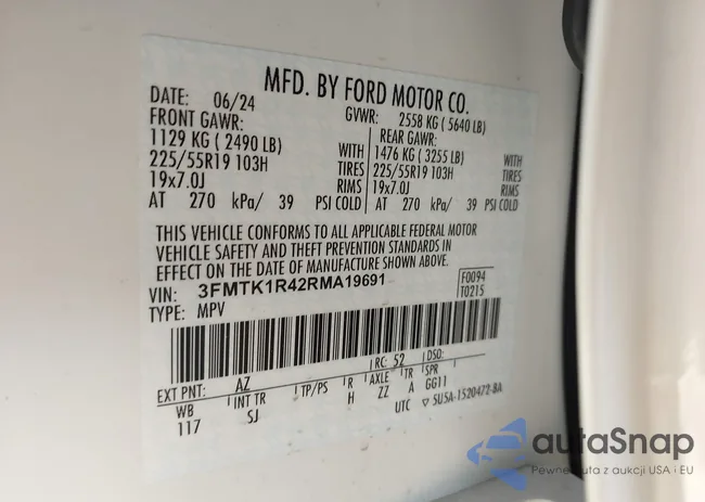 3FMTK1R42RMA19691: 43925880