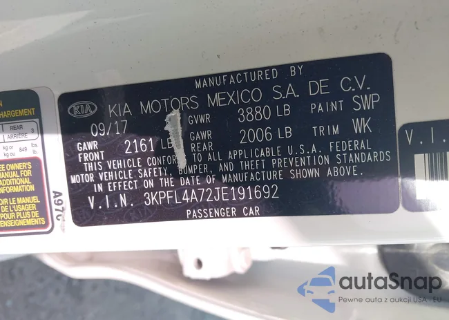 3KPFL4A72JE191692: 43925887