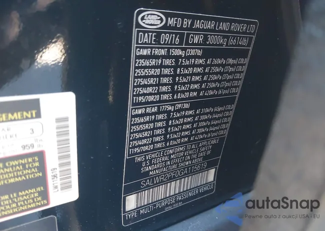 SALWR2PF0GA115619: 43926005