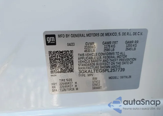 3GKALTEG5PL257739: 43926242