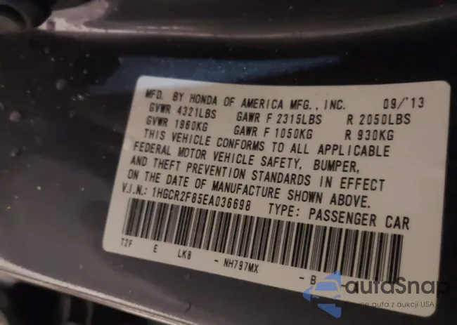 1HGCR2F85EA036698: 43925396