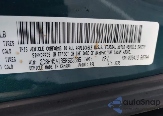 2D8HN54139R623685: 43925458