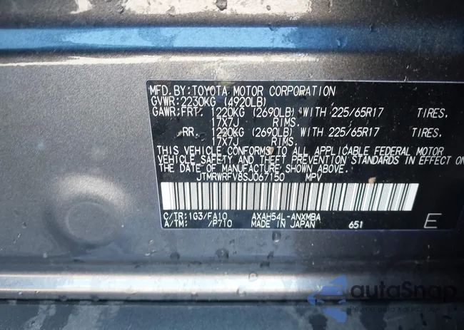 JTMRWRFV8SJ067150: 43925477