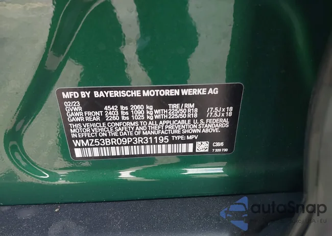 WMZ53BR09P3R31195: 43925526