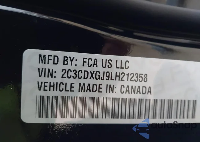 2C3CDXGJ9LH212358: 43925693