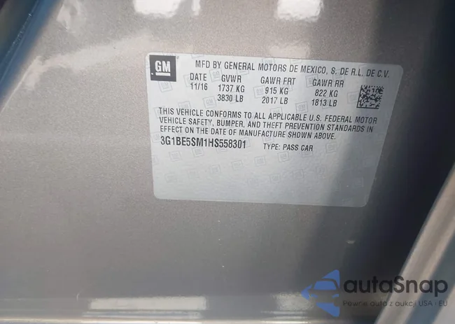 3G1BE5SM1HS558301: 43926853