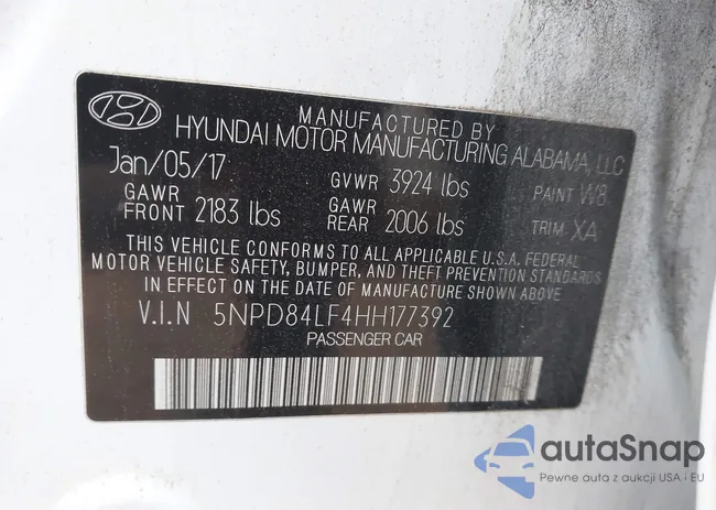 5NPD84LF4HH177392: 43927270