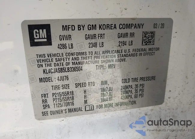 KL4CJASB5LB336504: 43927360