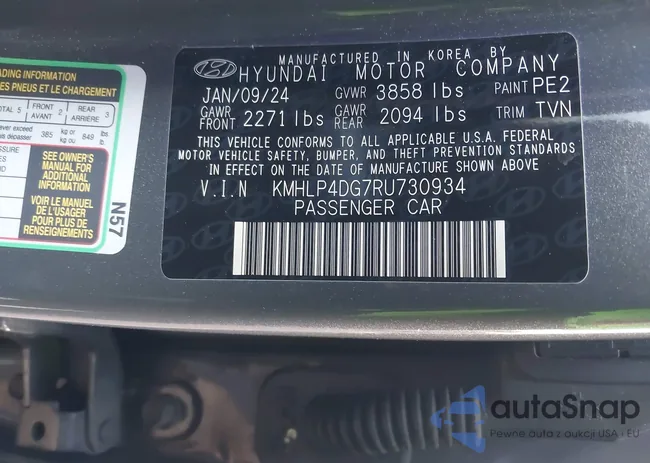 KMHLP4DG7RU730934: 43926423