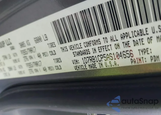 1D7RB1CP5AS104656: 43926594