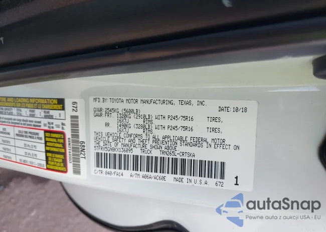 5TFRX5GN8KX136095: 43926660