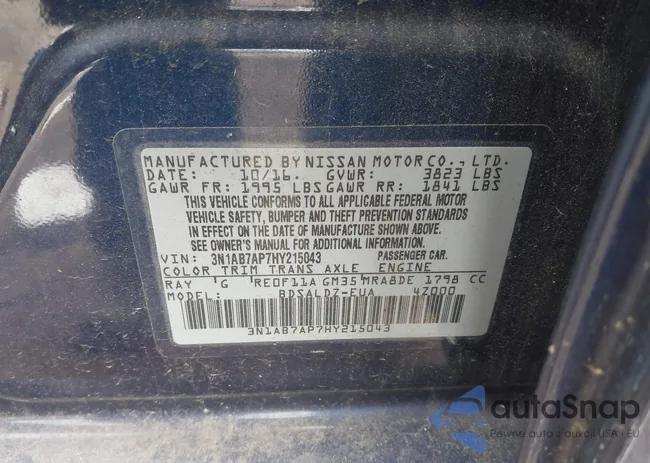 3N1AB7AP7HY215043: 43927881