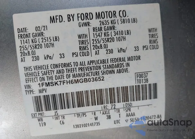 1FMSK7FH6MGB03652: 43928229