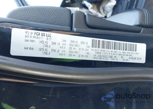 1C4RJFAG5JC113266: 43928333