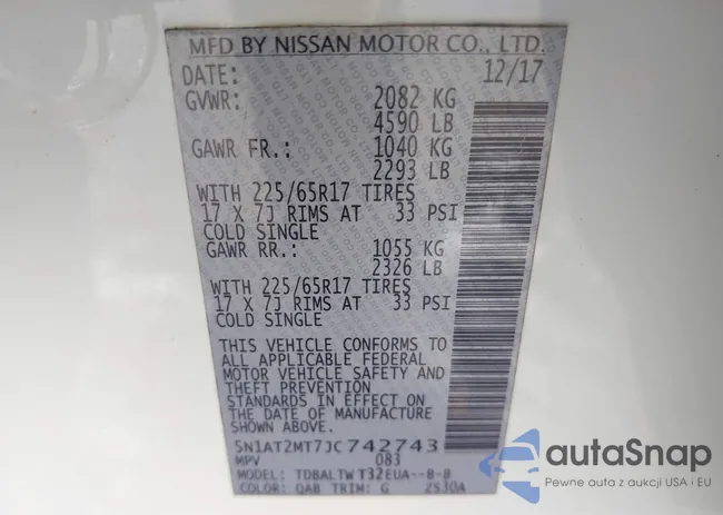 5N1AT2MT7JC742743: 43928343