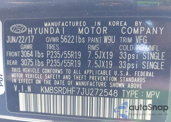 KM8SRDHF7JU272548: 43927373