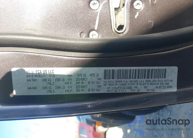 1C4NJRFB1HD133662: 43927471