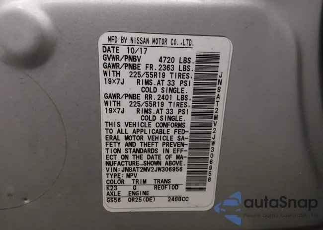JN8AT2MV2JW306956: 43927644