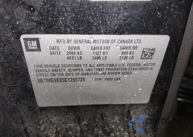 2G1WG5E35C1295720: 43927703