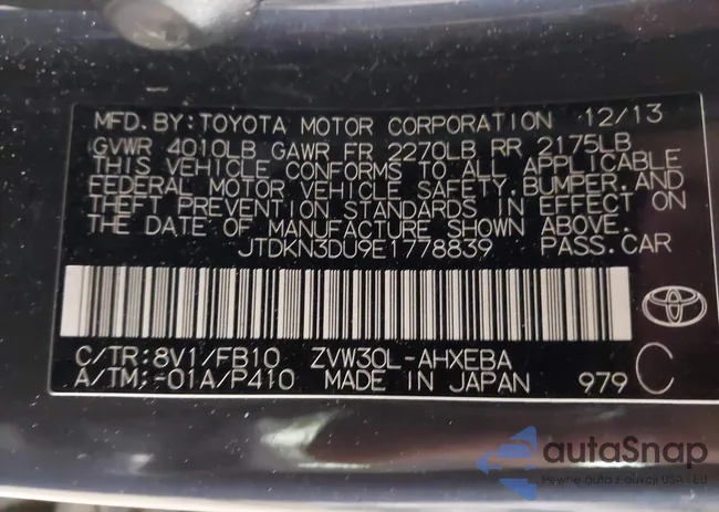 JTDKN3DU9E1778839: 43927759