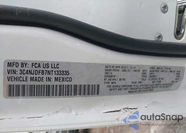 3C4NJDFB7NT133335: 43928792