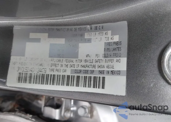 3MYDLBZV4GY134479: 43928803