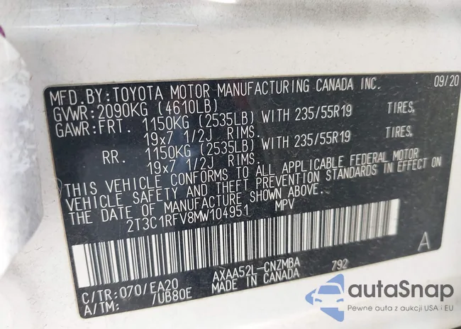 2T3C1RFV8MW104951: 43928960