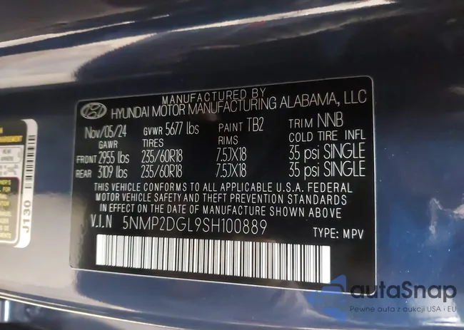 5NMP2DGL9SH100889: 43929354